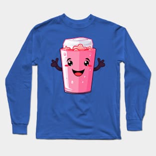 Soft drink cute T-Shirt cute giril Long Sleeve T-Shirt